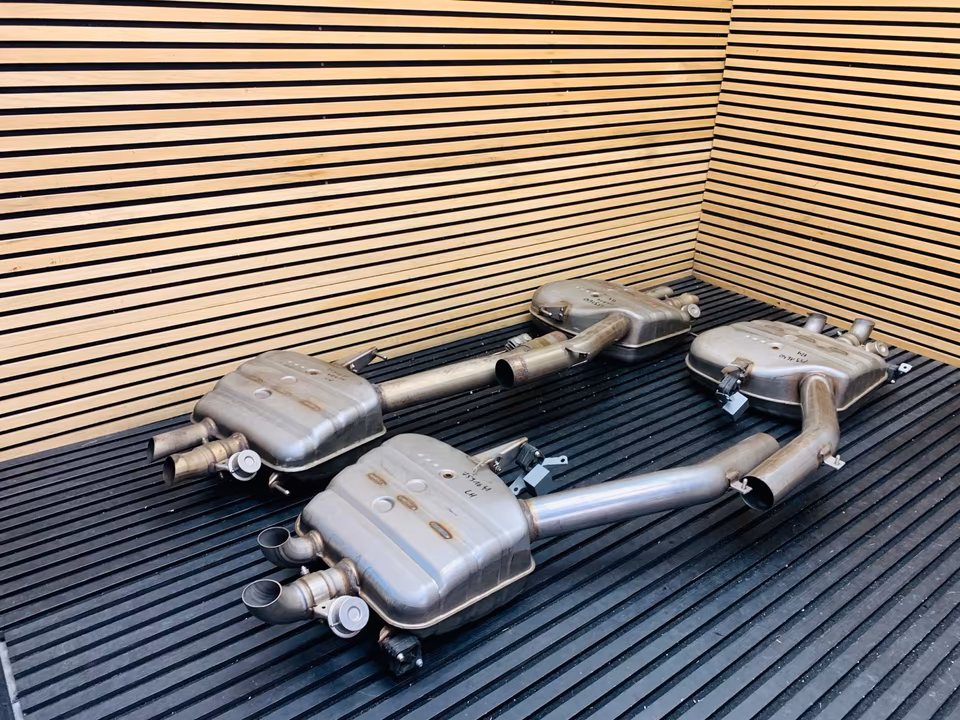 Rolls Royce Wraith exhaust system left right 7591641 7591640