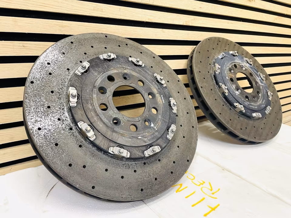 Aston Martin Vantage DB9 Ceramic Rear Brake Disc 8D332C026AB - Image 8