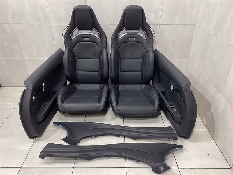 MERCEDES GTR C190 R190 AMG GTR GTC Seat Sitz RECARO LEATHER - Image 11