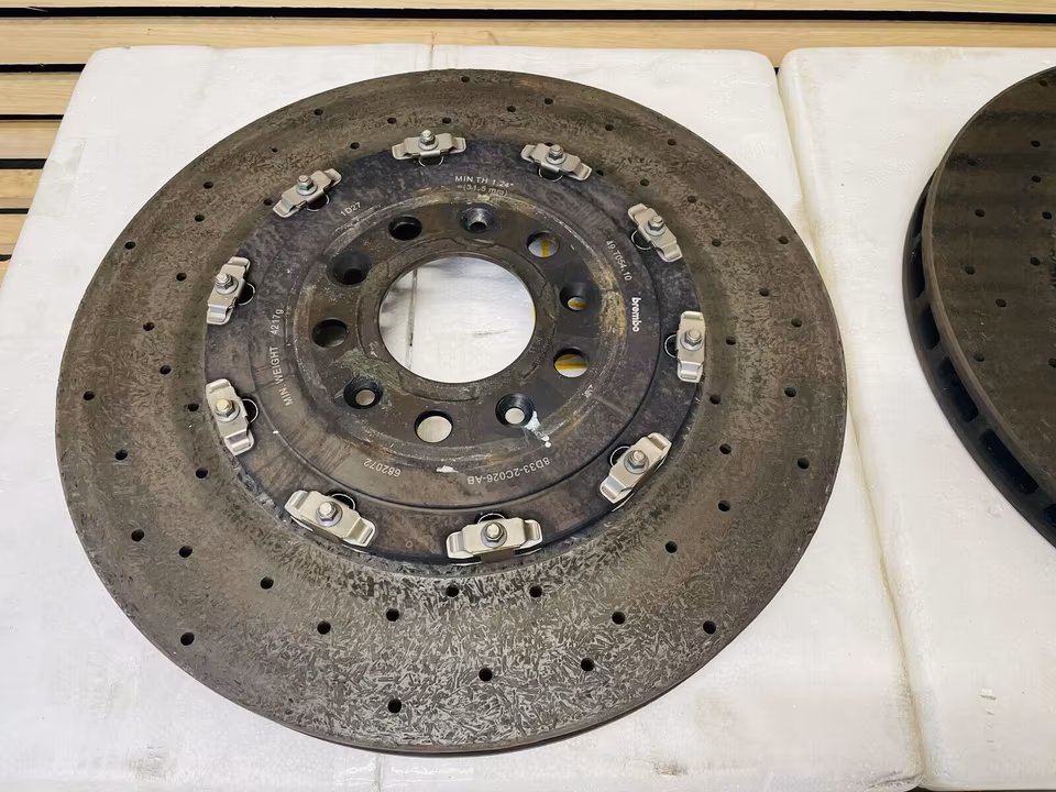 Aston Martin Vantage DB9 Ceramic Rear Brake Disc 8D332C026AB - Image 5