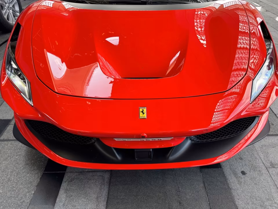 Ferrari F8 Tributo bumper, headlights, radiator, hood, fenders
