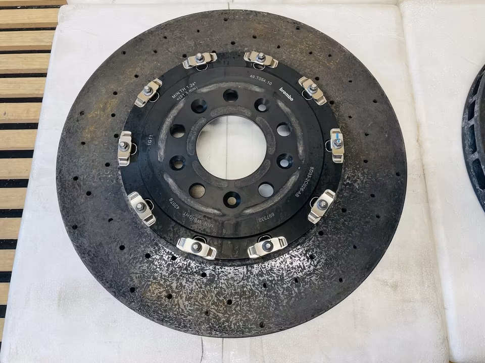 Aston Martin Vantage DB9 Ceramic Rear Brake Disc 8D332C026AB - Image 2