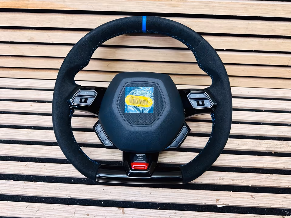 Lamborghini Huracan STO Steering Wheel Alcantara 4T0419091 - Image 3