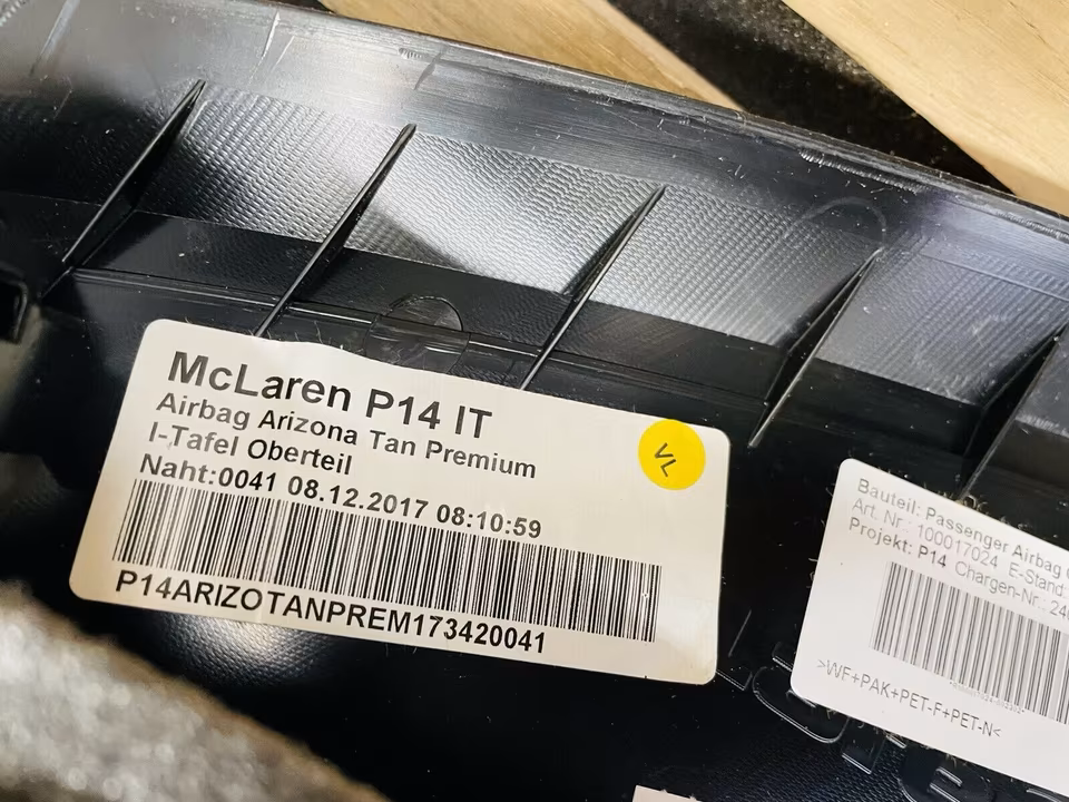 McLaren 720s dashboard alcantara leather 14NB062CP - Image 2